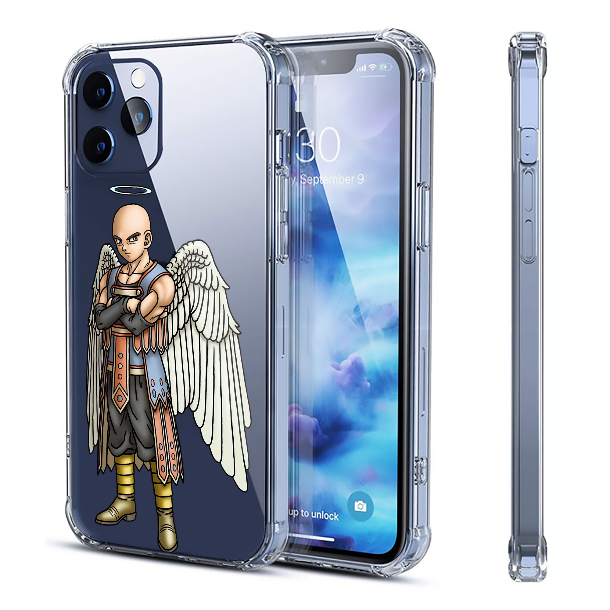 （画像用） ドラゴンクエスト Doragon Kuesuto Dragon Quest 【iPhone 12シリーズ対応】透明スマホケース（クリアソフトケース）
